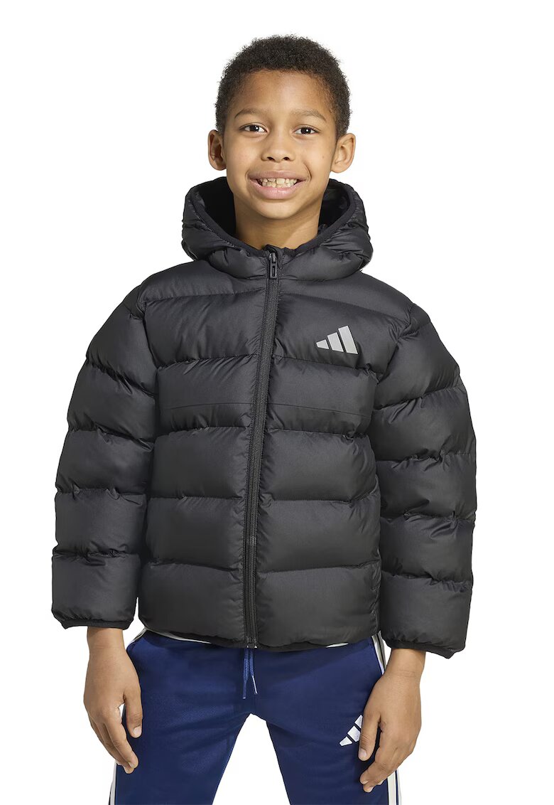adidas Sportswear Зимно яке с качулка и капитониран ефект