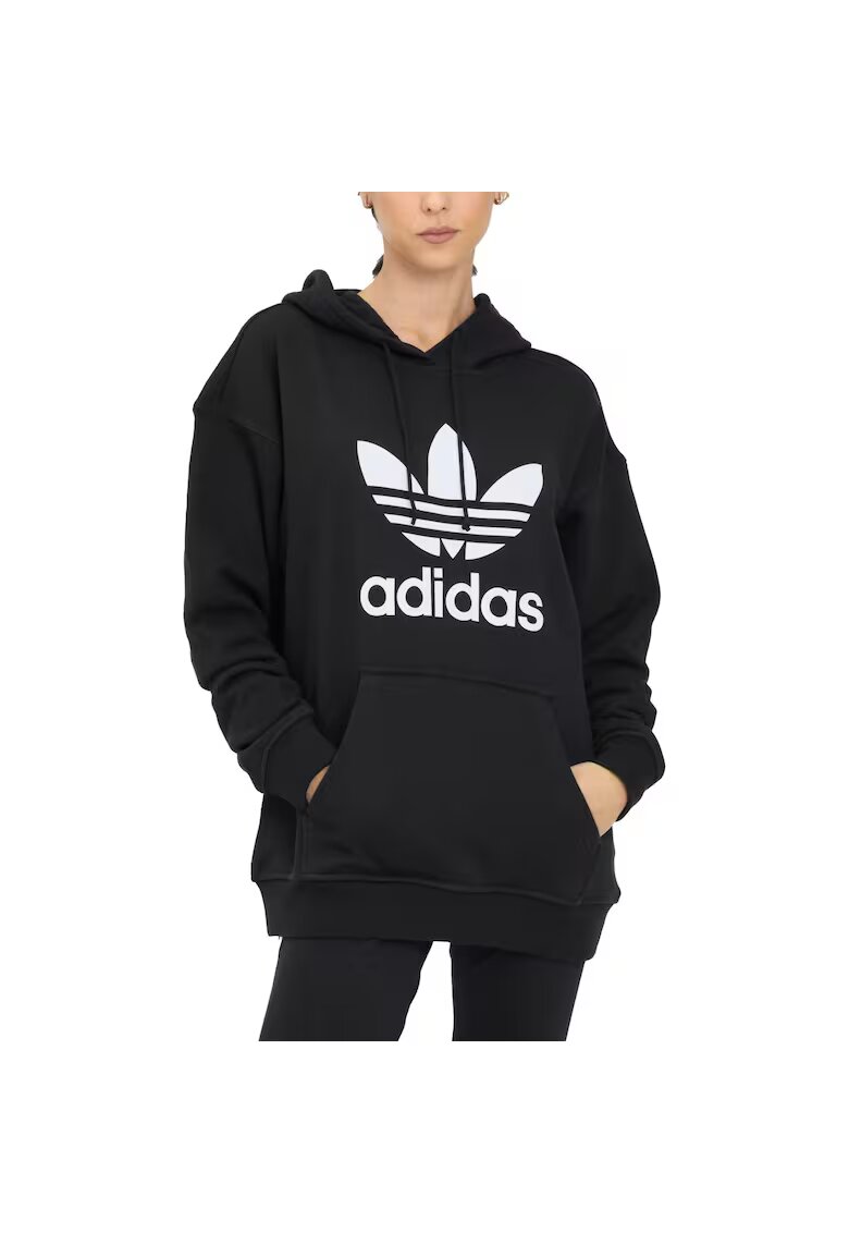 adidas Суитшърт Adicolor Trefoil - FM3307 4803 - Черен