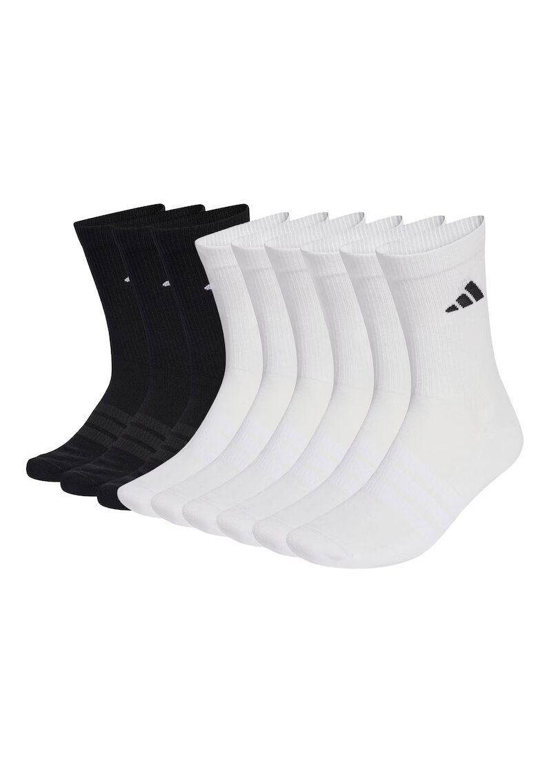 adidas Унисекс чорапи - 9 чифта - Бял/Черен