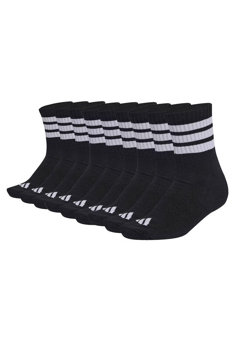 adidas Унисекс къси чорапи - 9 чифта - Черен