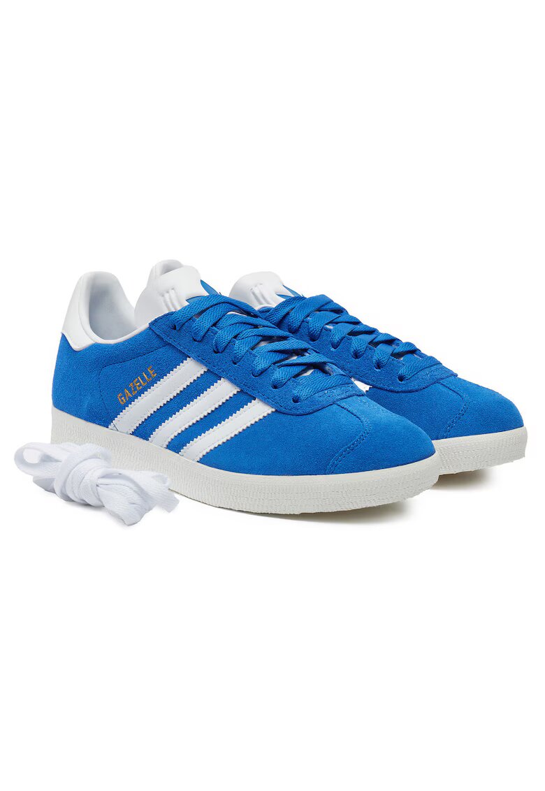 adidas Унисекс кецове Gazelle - естествена кожа - сини - бели