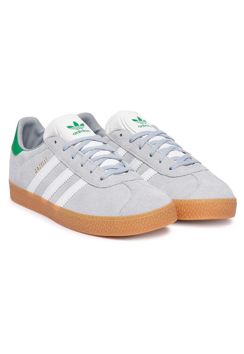 adidas Унисекс кецове Gazelle - сиви - естествена кожа