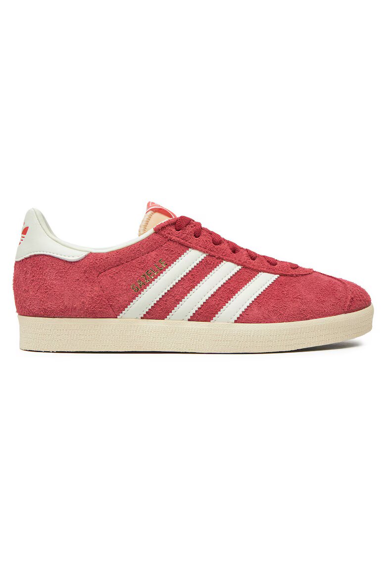 adidas Унисекс маратонки Gazelle IF9652 - естествена кожа - червено/бяло