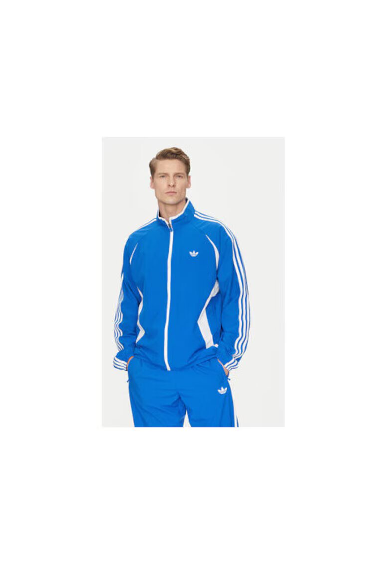 adidas Втален суитшърт с цип и лайфстайл лого