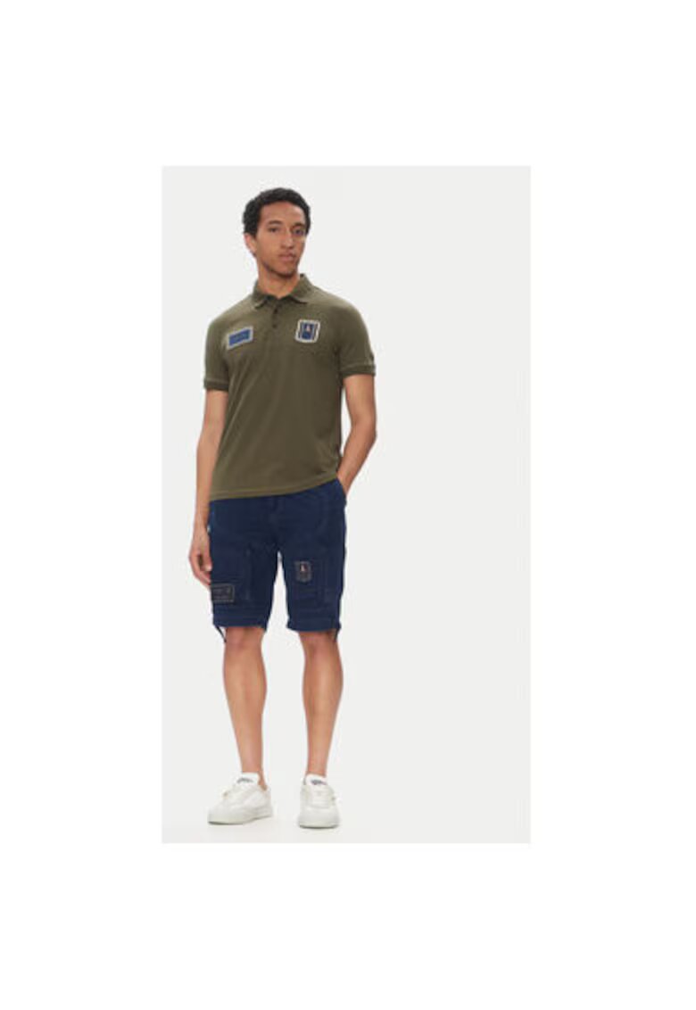 Aeronautica Militare Мъжки дънкови шорти 251BE252CT3507 - Памук -