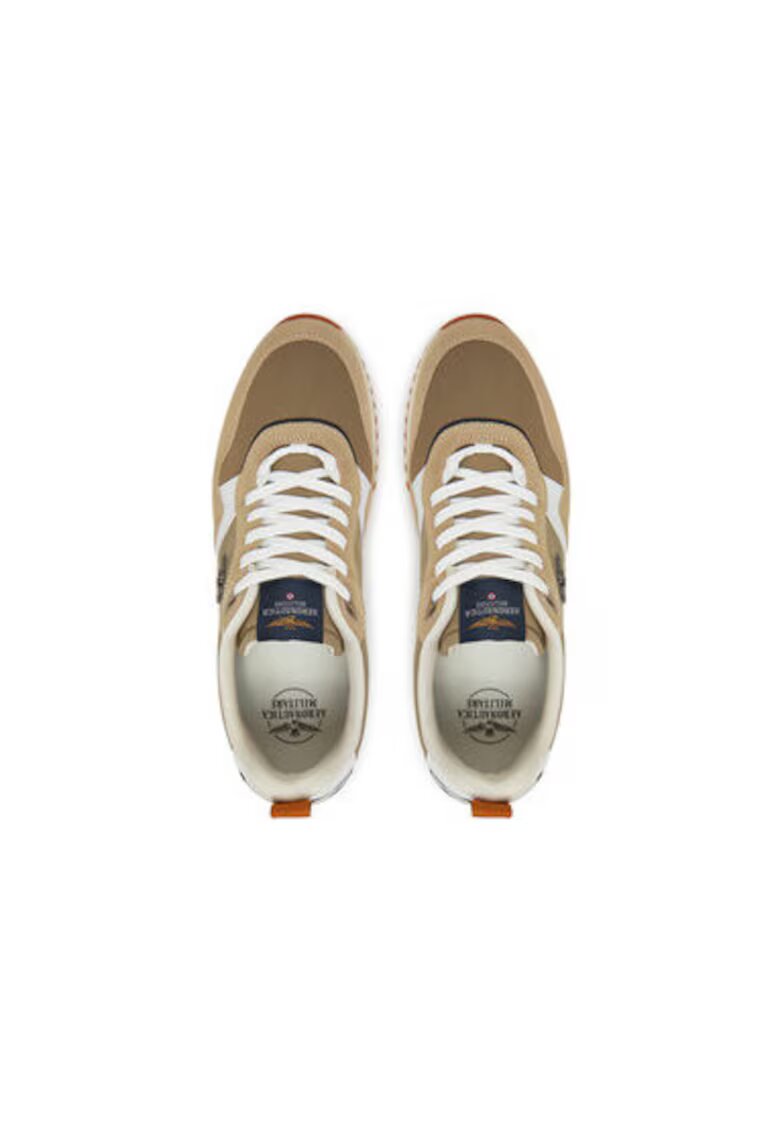 Aeronautica Militare Мъжки спортни обувки - 251SC283CT3544 - Естествена кожа