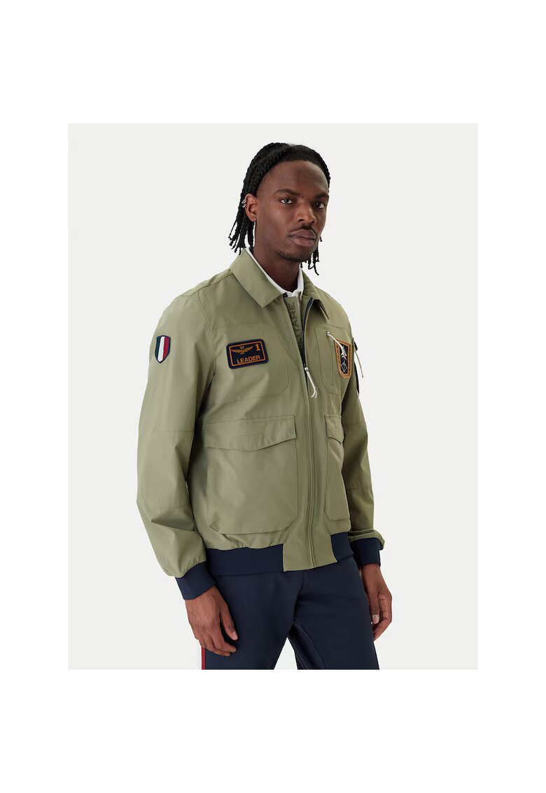 Aeronautica Militare Мъжко бомбър яке - цип - - полиестер