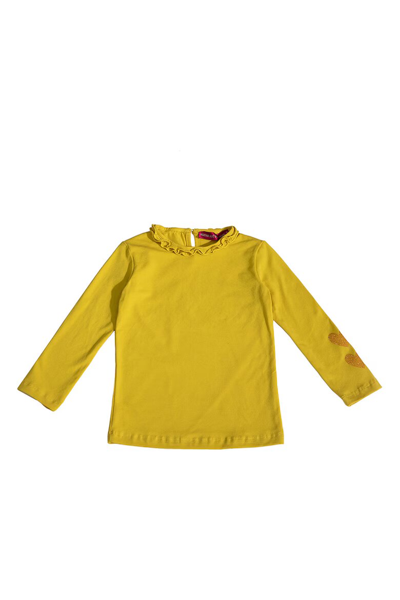 Agatha Ruiz de la Prada Блуза с овално деколте Шафраново жълто