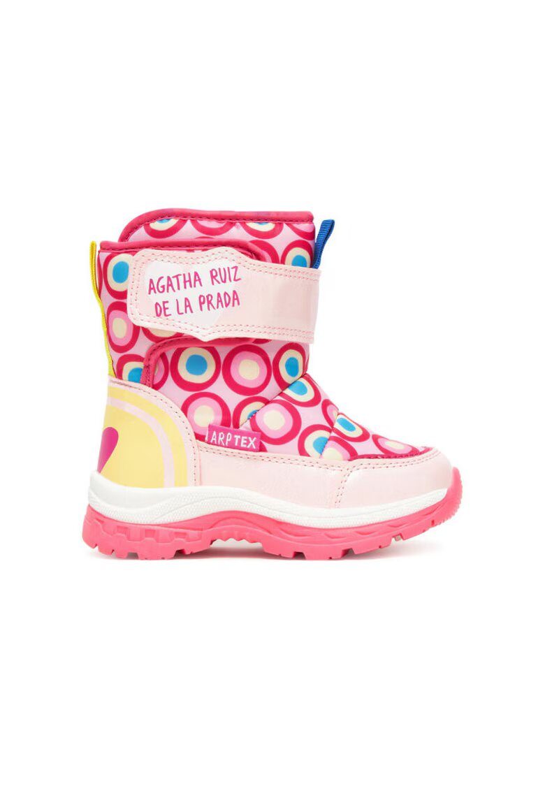 Agatha Ruiz de la Prada Снежни ботуши за момичета 305467072 - еко кожа - многоцветни