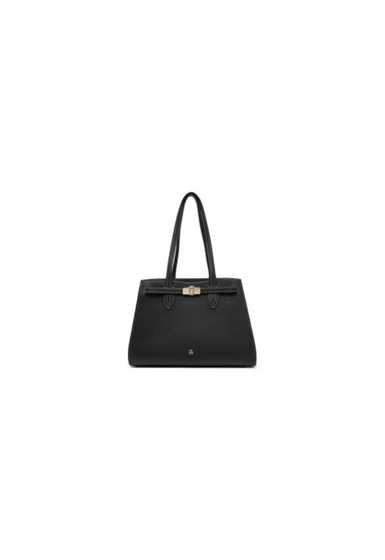 Aigner Дамска чанта 305235718 - Естествена кожа - Черна
