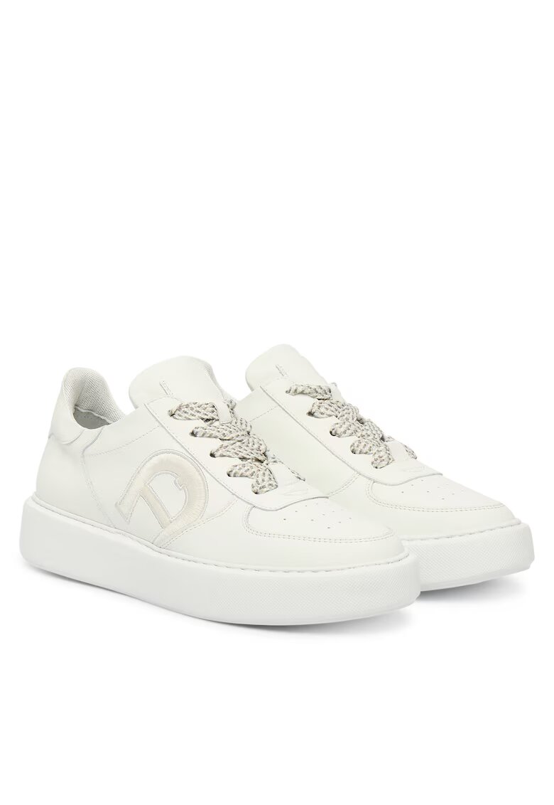 Aigner Дамски спортни обувки модел White 002 - естествена кожа - цвят