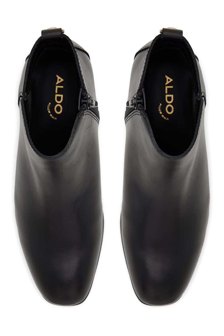 Aldo Боти Verity от кожа Черен