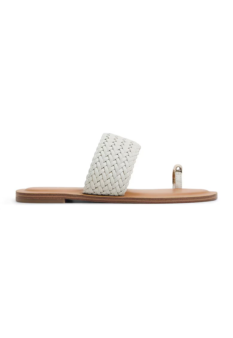 Aldo Чехли Beachwalk Toe Ring - Слонова кост