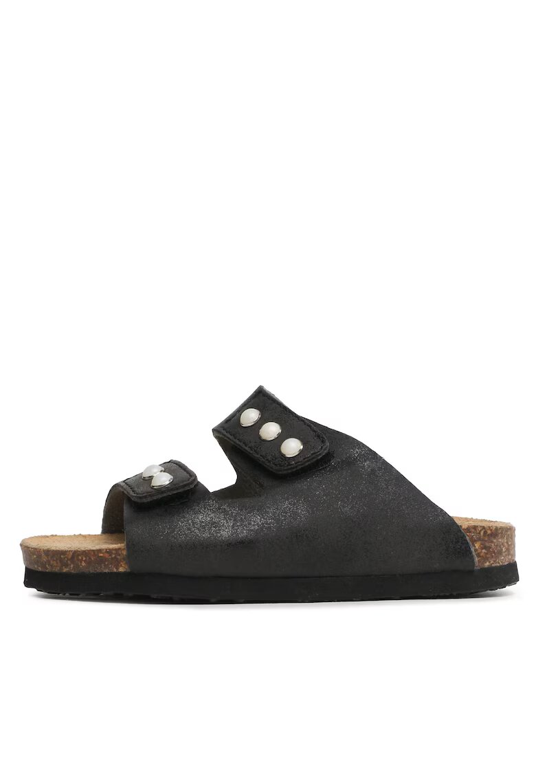 Aldo Мъжки чехли - Navy 410 - естествена кожа