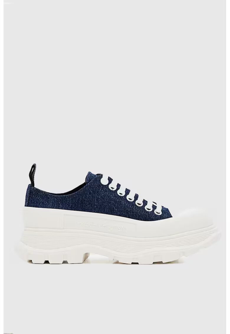 Alexander McQueen Дамски спортни обувки 697072-JEABLUFEM