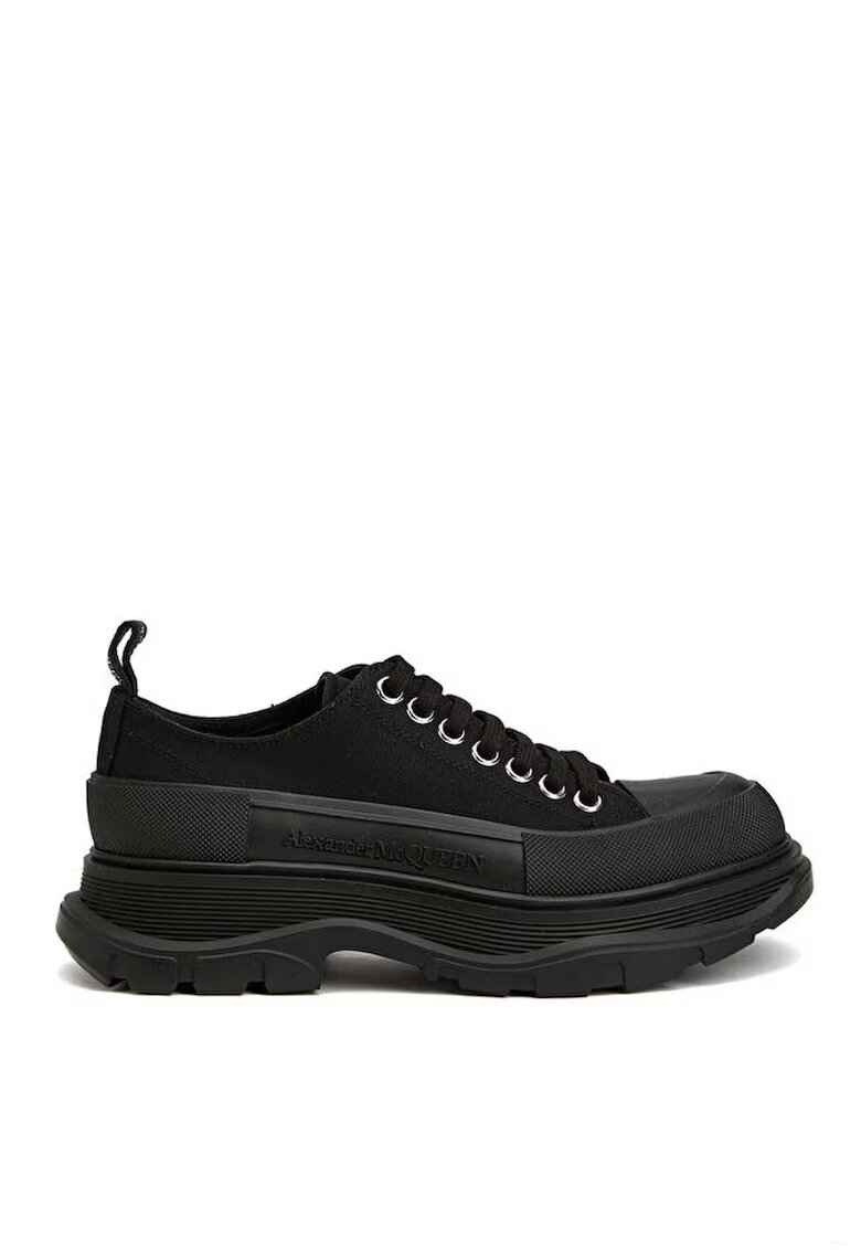 Alexander McQueen Дамски спортни обувки 697072-TEXBLKFEM