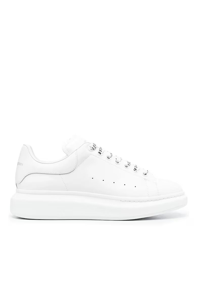 Alexander McQueen Oversized кожени мъжки кецове Full White