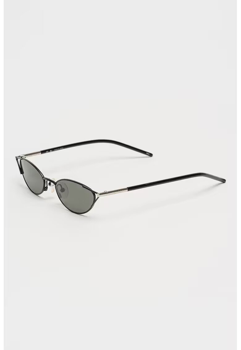 Alexander McQueen Слънчеви очила Cat-Eye с плътен цвят - Златист/Тъмнокафяв
