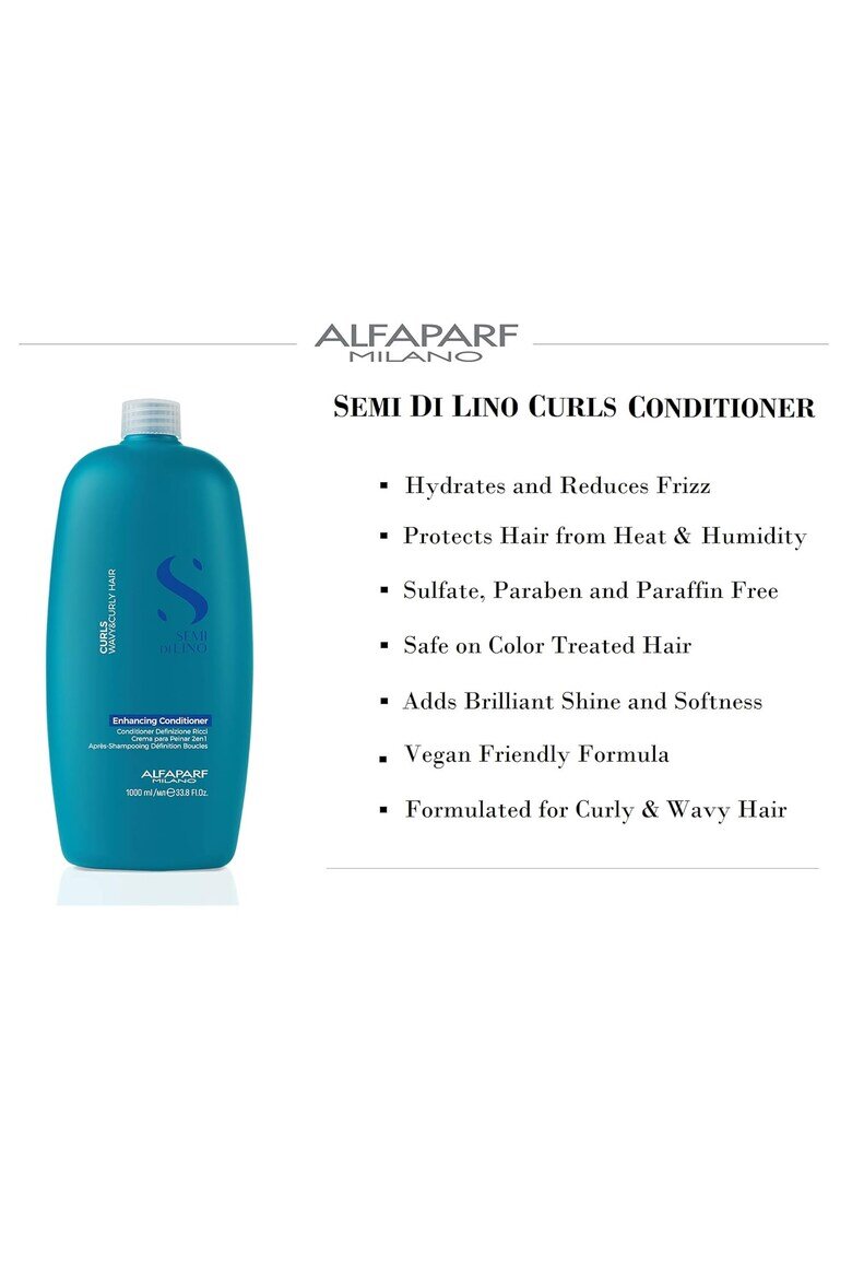 Alfaparf Балсам за къдрава и вълнообразна коса Curls Enhangic 1000 мл
