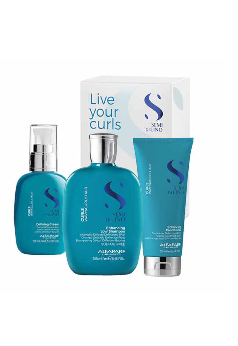 Alfaparf Milano Комплект за къдрава коса Curls Шампоан мл - мл - Спрей 125 мл