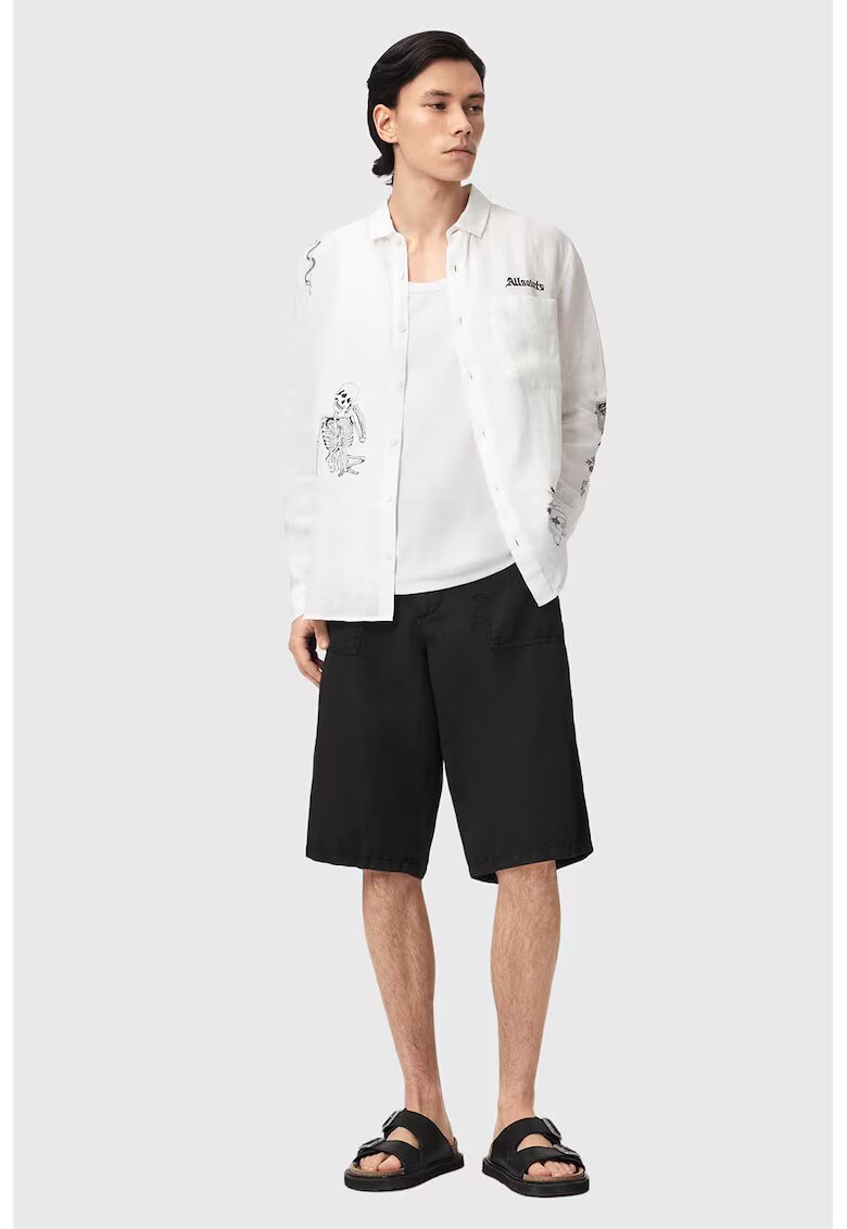 AllSaints Бермуди с лен Echo