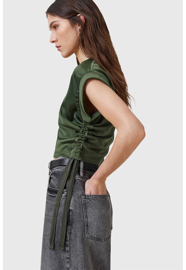 AllSaints Къса памучна тениска Mira