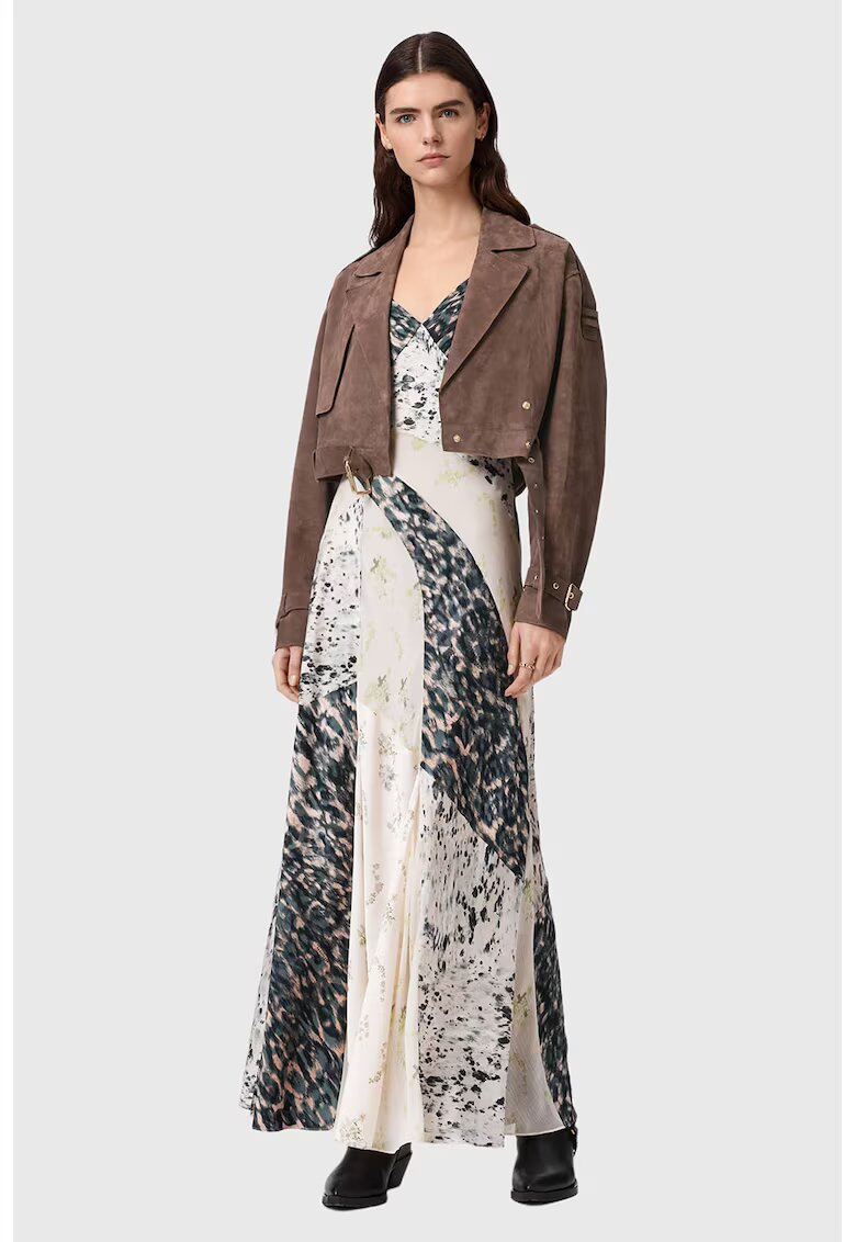 AllSaints Късо яке от велур Ophelia