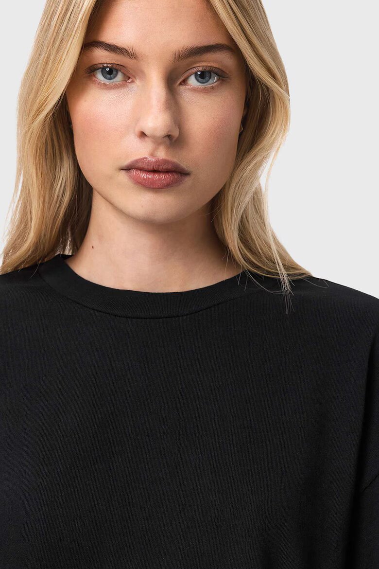 AllSaints Памучна тениска Esme Amelie Черен
