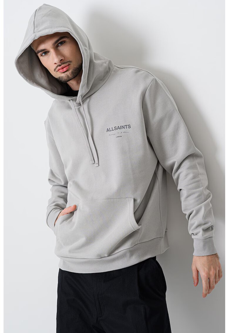 AllSaints Памучно худи с лого