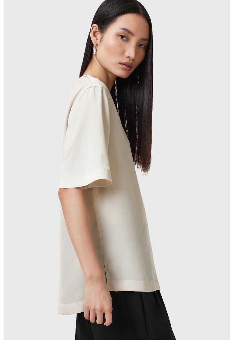 AllSaints Сатинирана свободна тениска Amelie