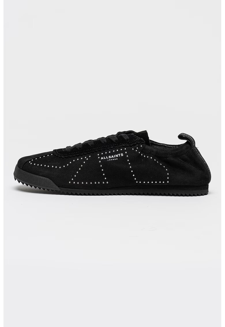 AllSaints Велурени маратонки с декоративни камъни