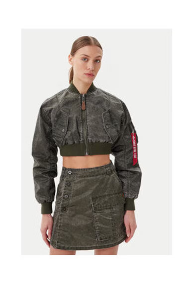 Alpha Industries Дамско яке - 156002 142 - зелено - полиамид