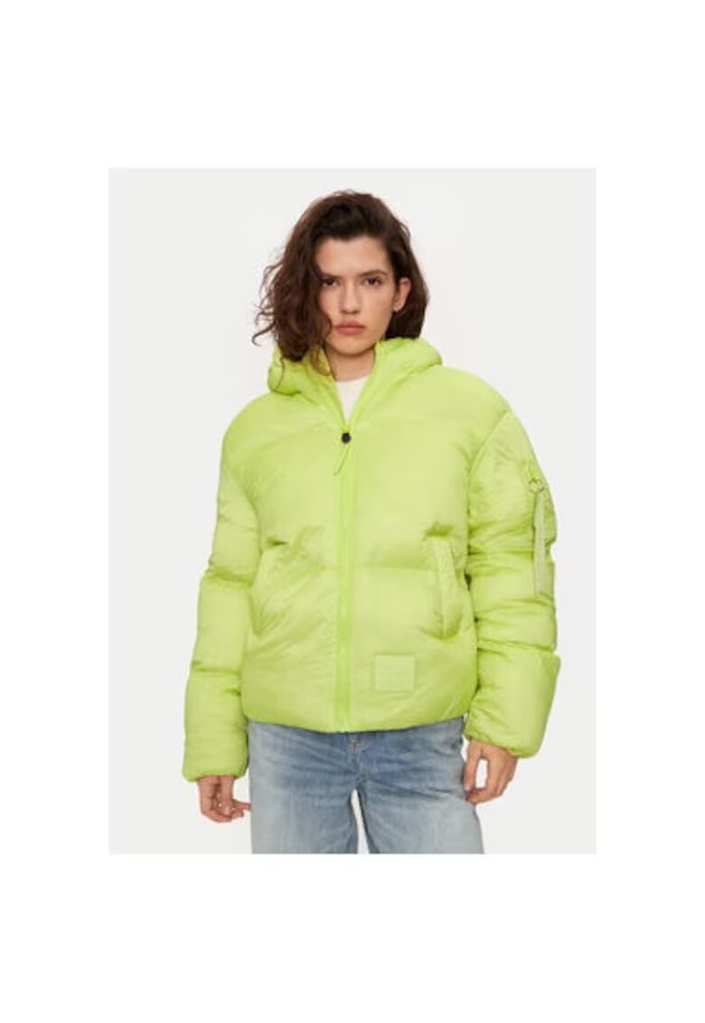 Alpha Industries Дамско яке - 304543784 - Полиамид - Зелено