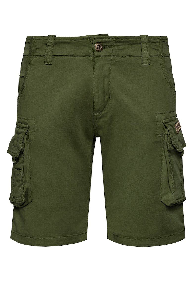 Alpha Industries Мъжки къси панталони - памук - зелени