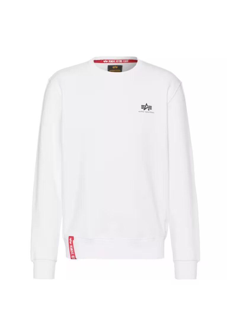 Alpha Industries Мъжки пуловер - Basic Sweater Small Logo 188307-0 - Памук/Полиестер - XL
