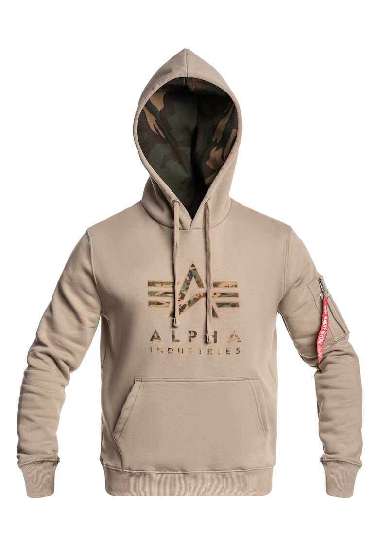Alpha Industries Мъжки суичър - Памук - Бежово