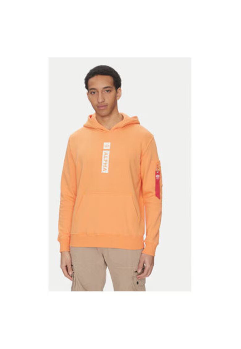Alpha Industries Мъжки суичър с качулка 146338 - памук/полиестер -