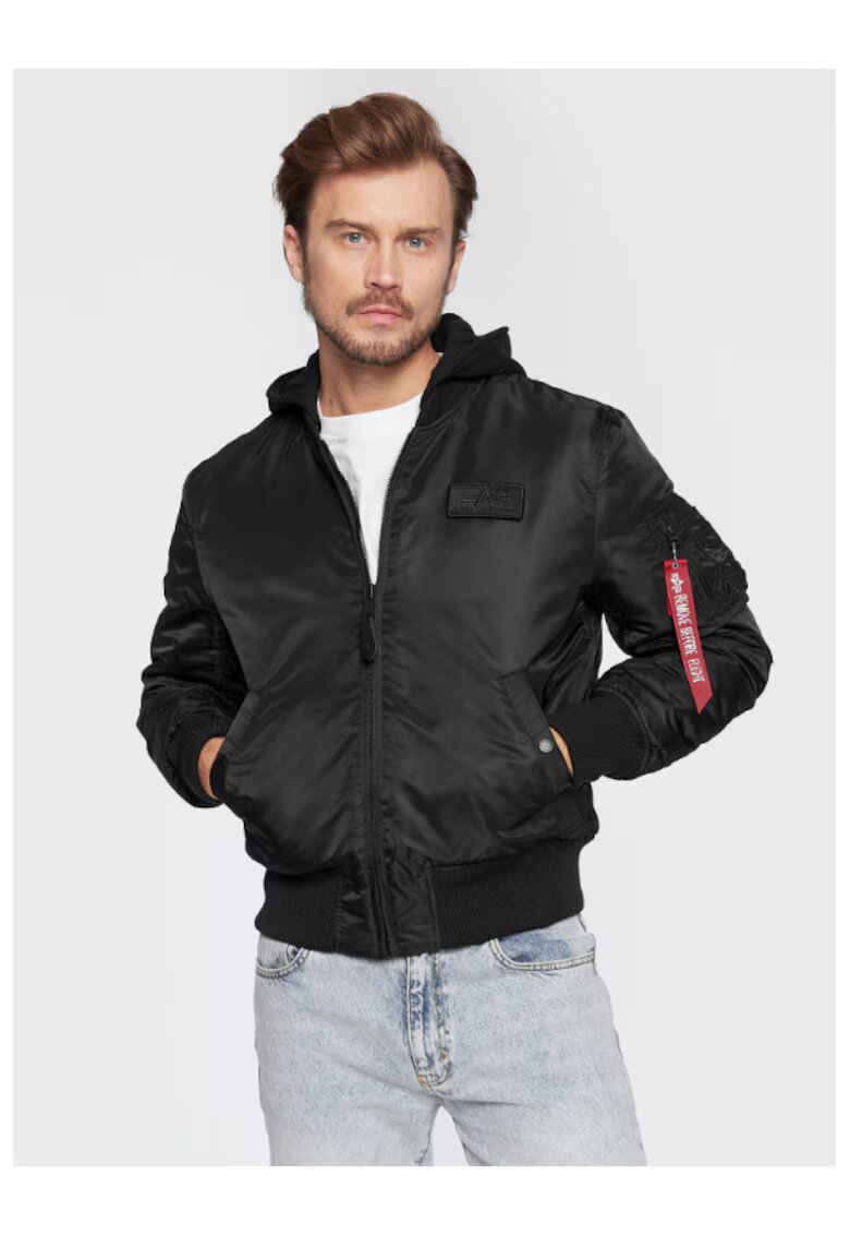 Alpha Industries Мъжко бомбър яке - 301546559 - Найлон