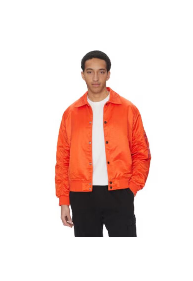 Alpha Industries Мъжко спортно яке - 156145 736 - оранжево - полиамид