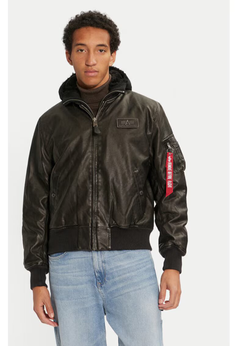 Alpha Industries Мъжко яке - 304543562 - Полиуретан - Черно