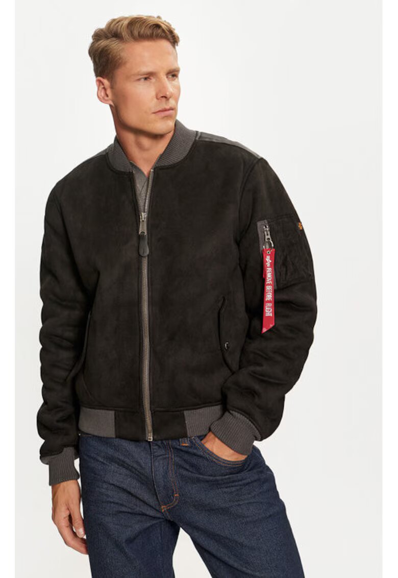 Alpha Industries Мъжко яке - 304544002 - Полиестер - Черно