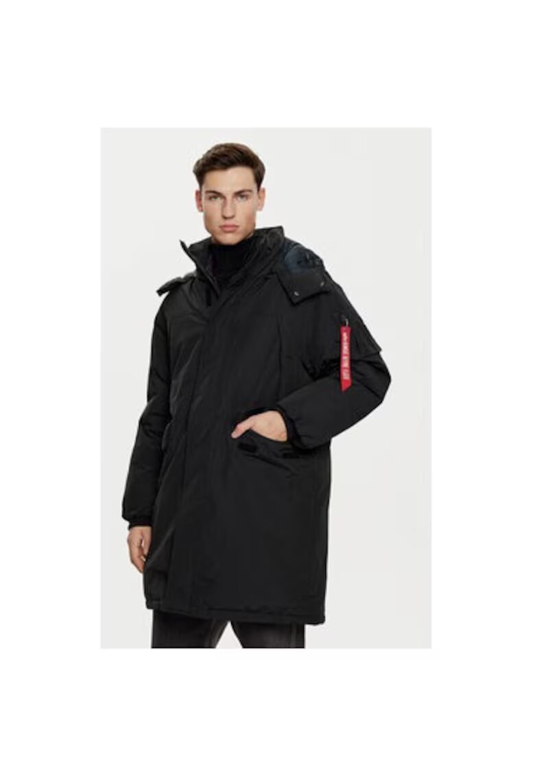 Alpha Industries Мъжко яке - 304544033 - Памук/Найлон - Черно