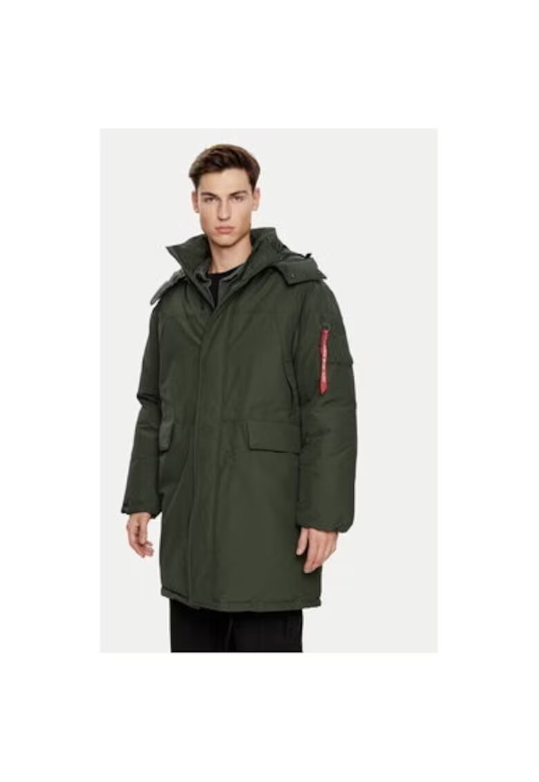 Alpha Industries Мъжко яке - 304544040 - Памук/Найлон - Зелено