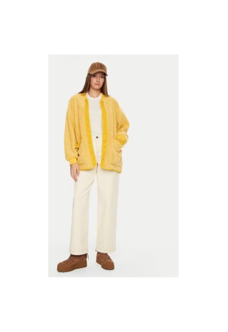 American Vintage Дамско яке - 304610585 - Рециклиран полиестер - XS-S INTL - Жълто