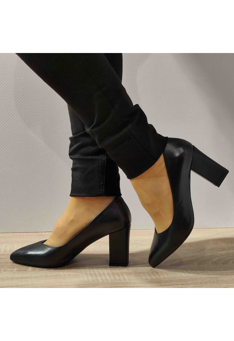 ANNA VIOTTI Елегантни дамски обувки D34-24171 Black - черни