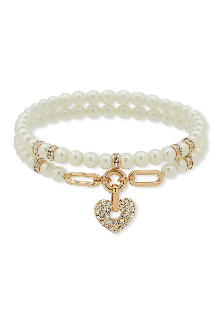 Anne Klein Перлена гривна Holiday Hearts