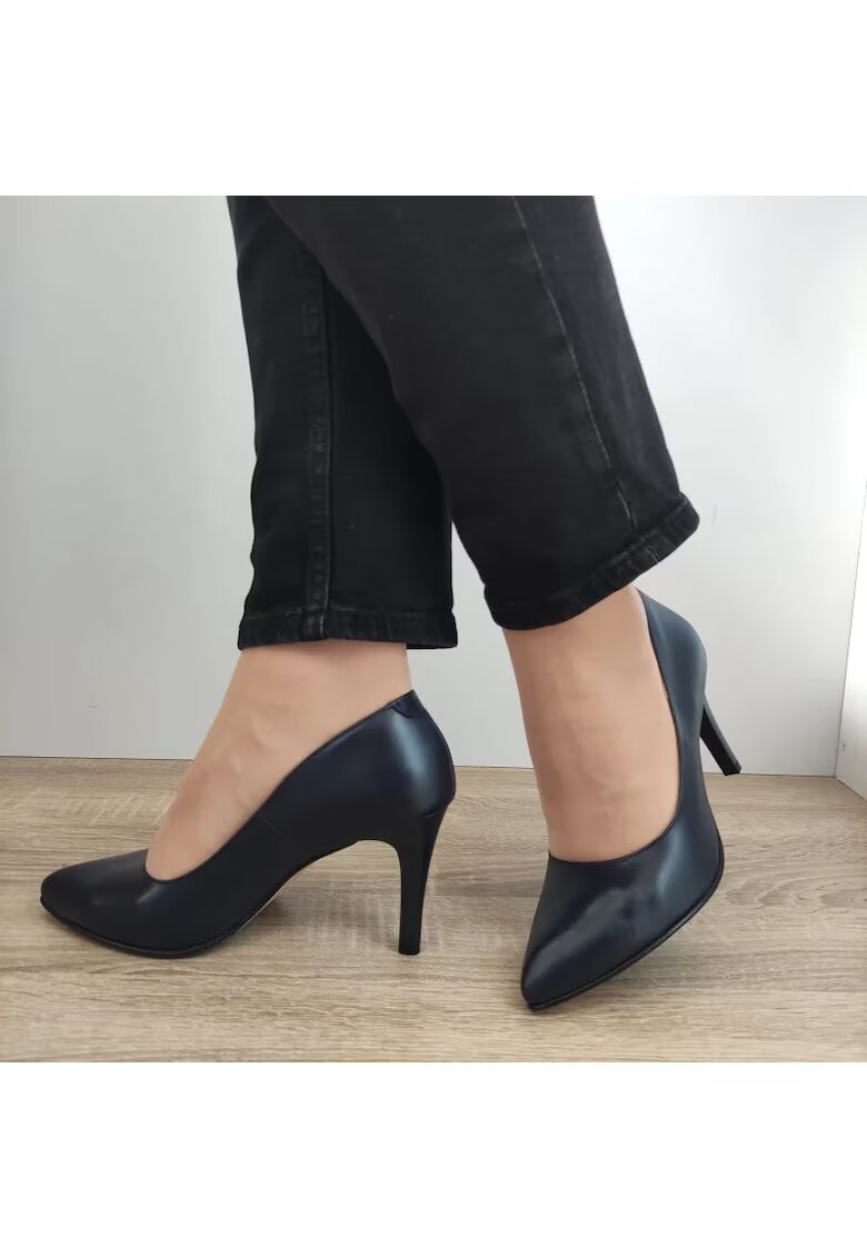 Antonio Елегантни дамски обувки 3527 Navy Blue - Navy Blue