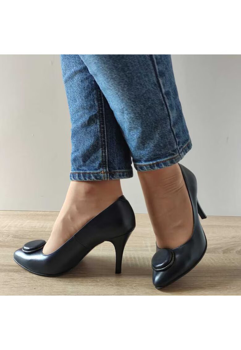 Antonio Елегантни дамски обувки 40216 Navy Blue - Navy Blue