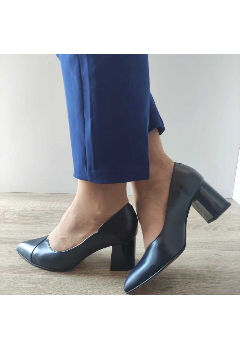 Antonio Елегантни дамски обувки Antono 14462 Navy Blue - тъмносини