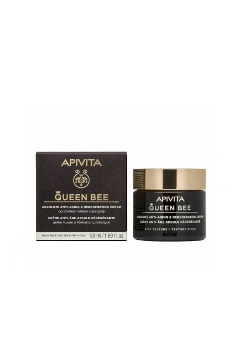 Apivita Крем против стареене и регенерация с богата текстура Queen Bee - 50 мл